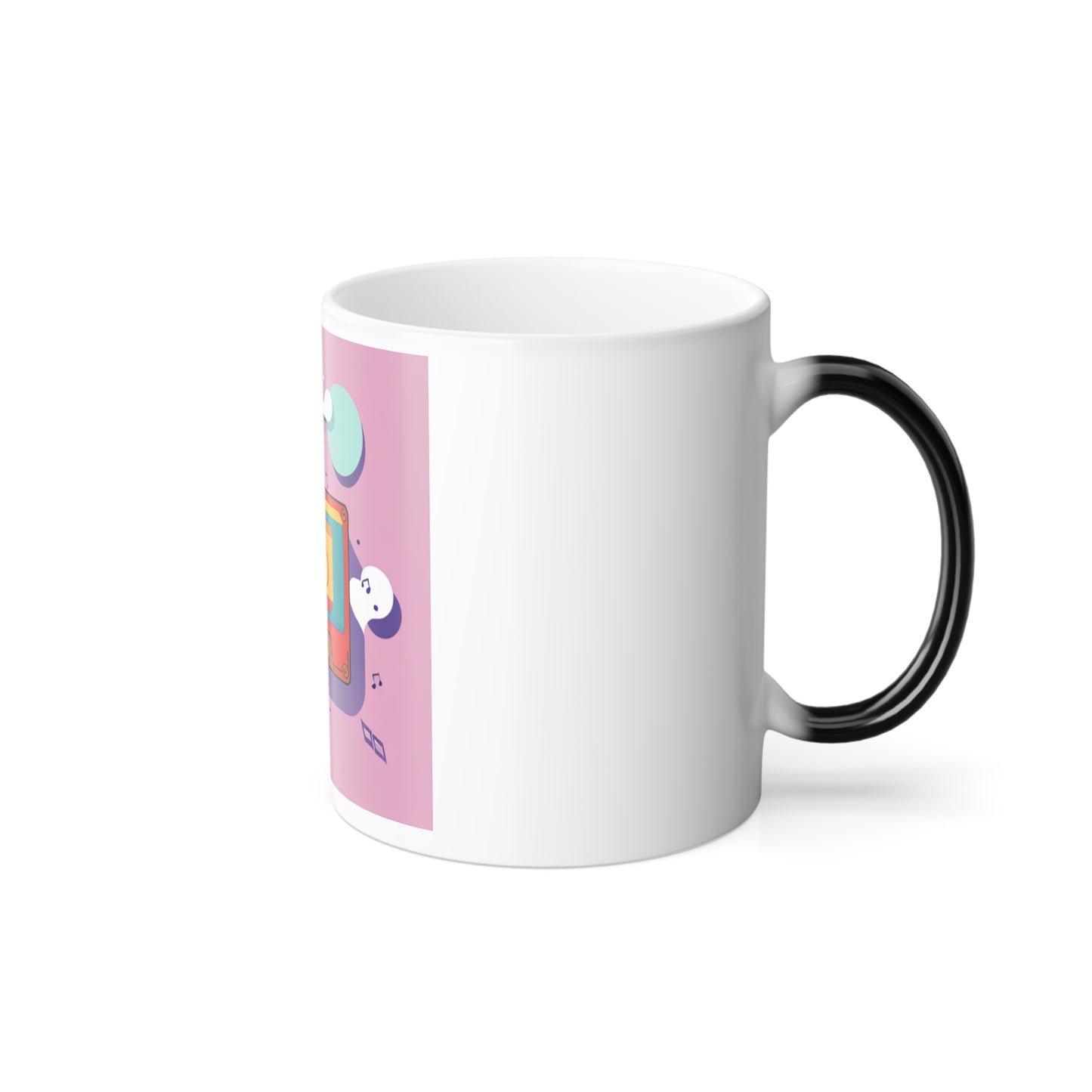 Cassette Morning Design Color Morphing Mug 11oz - ClicksToCart