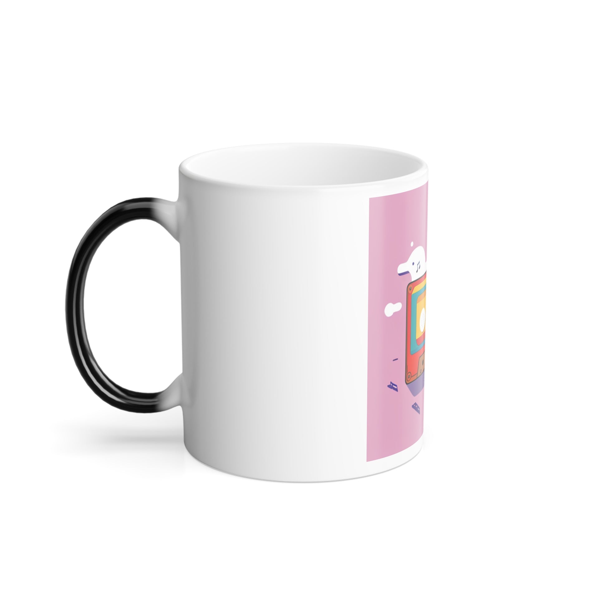 Cassette Morning Design Color Morphing Mug 11oz - ClicksToCart