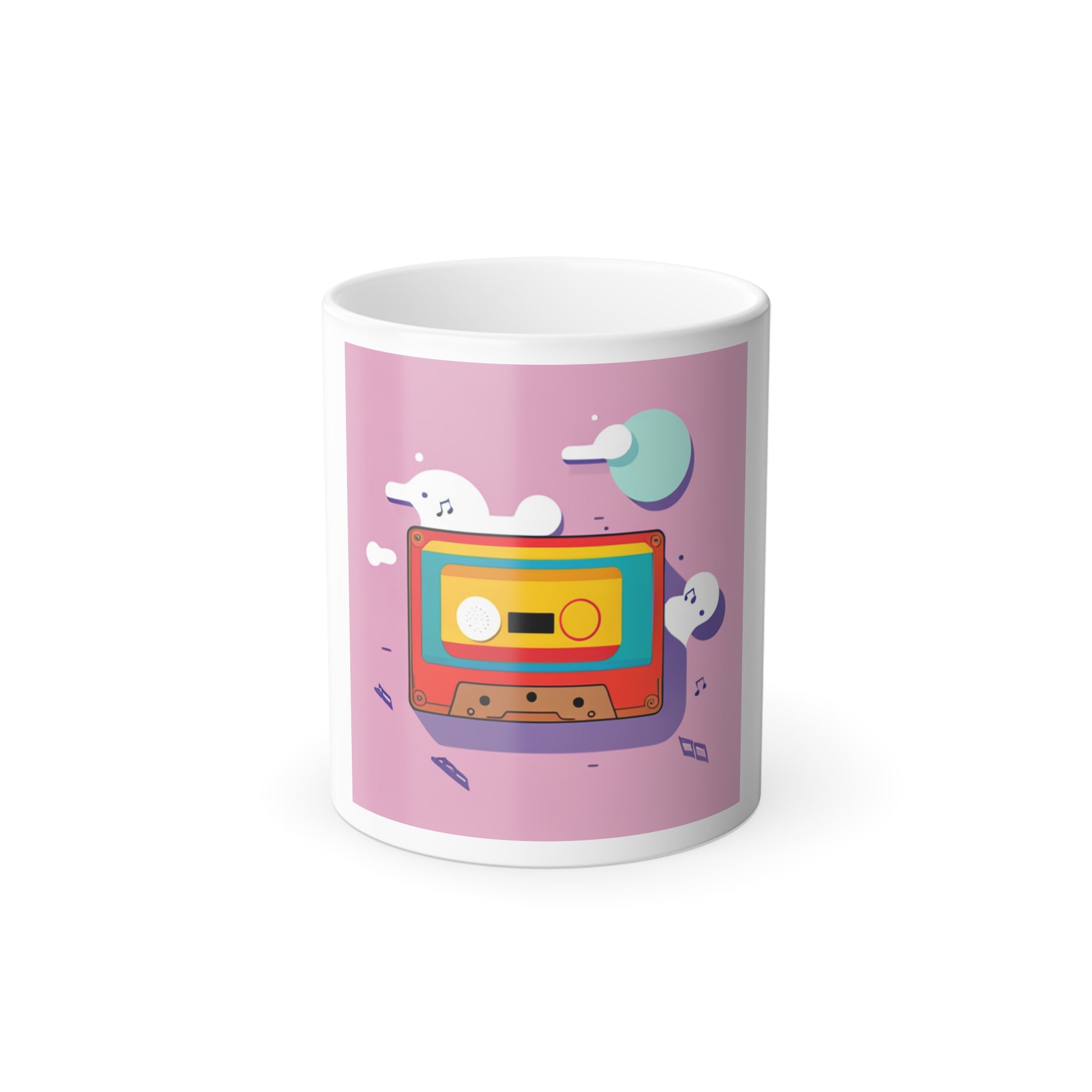 Cassette Morning Design Color Morphing Mug 11oz - ClicksToCart